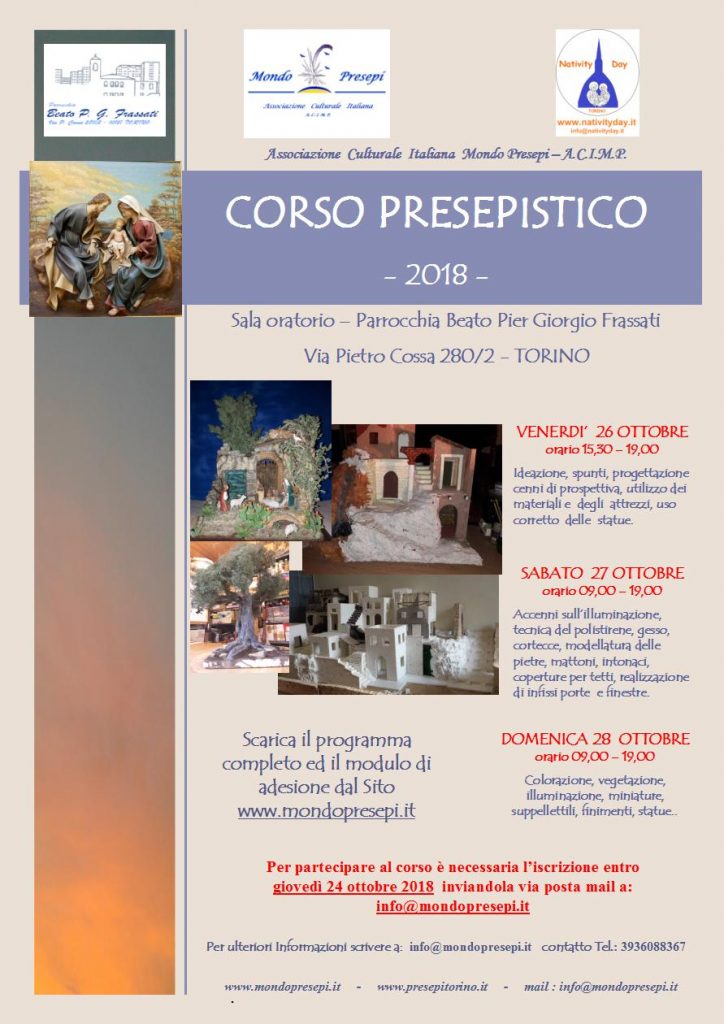Corso Presepistico Ottobre 2018